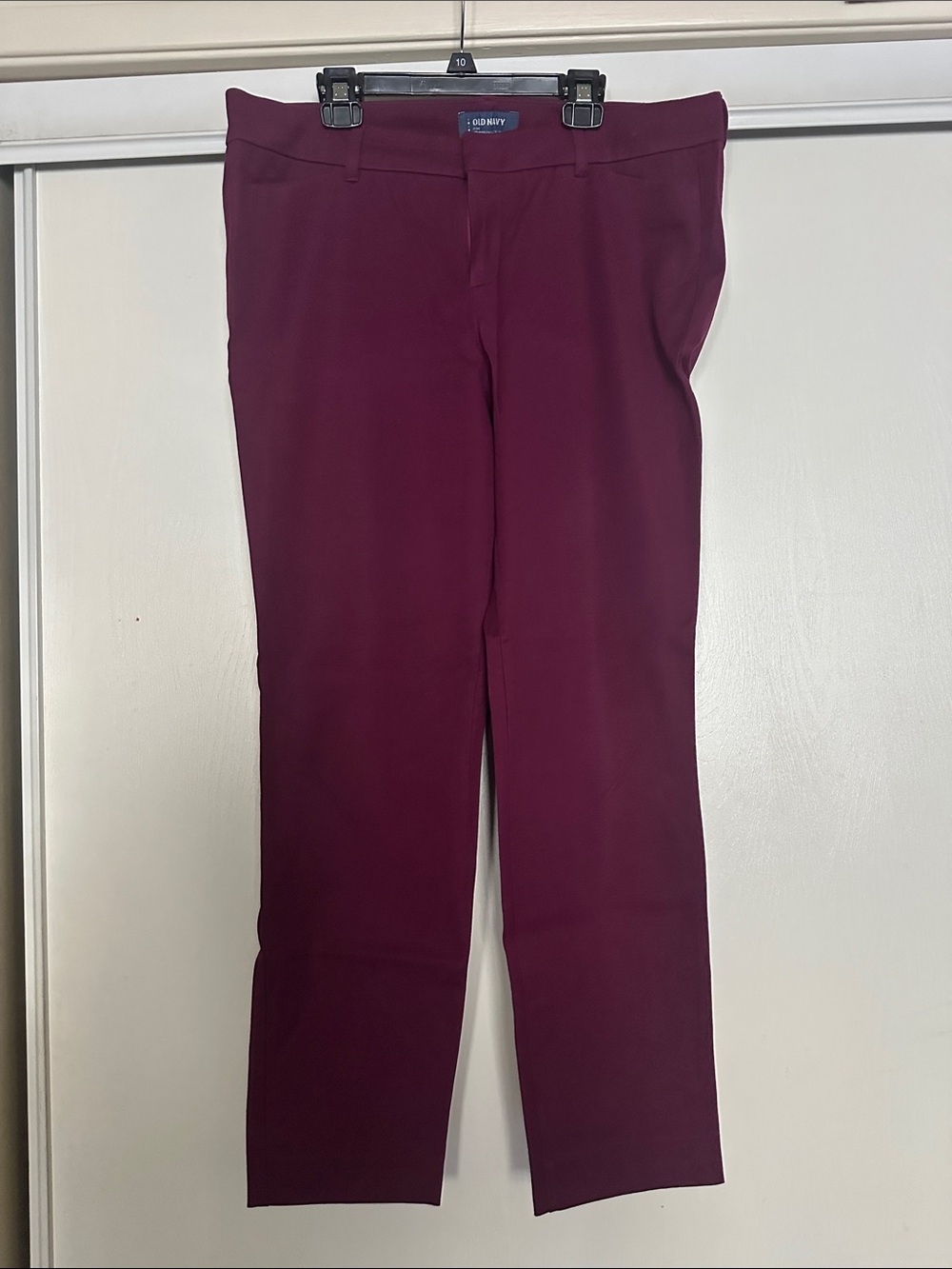 Old Navy Pixie Mid-rise Maroon Dress Pants Size 12